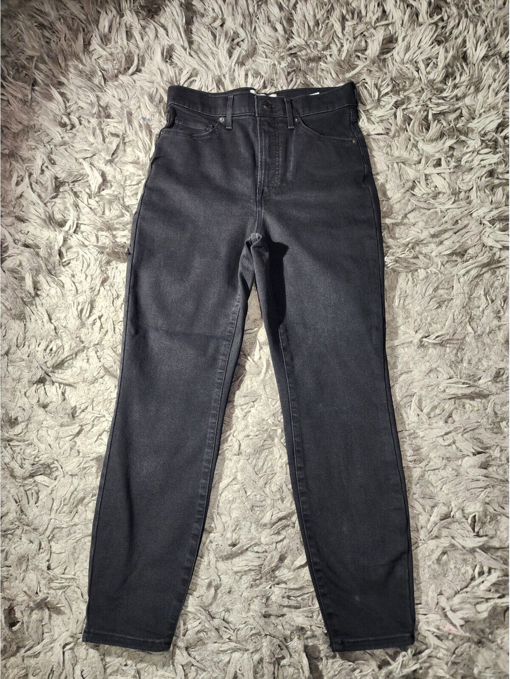 Everlane The Way-High Skinny Jean Ash Black Organic Cotton High Rise Crop 29